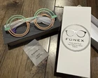 Fonex Colorful Pure Titanium Glasses Frame Women Retro 3/4 Round Eyeglas. F85840 New. Price: $20.00.