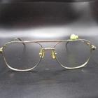 Advantage Eyeglass Frames Eyewear NM403 Gold Tone Metal Aviator 55-16 Full Rim Pre-owned. Price: $23.99.