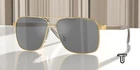 Versace VE2174 1002Z3 Gold Dk Grey Mirror Silver Polarized 59MM Men's Sunglasses New. Price: $139.00.