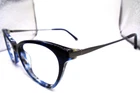 Ogi 9126/2313 Heritage Blue/gunmetal 50-16-140 Cateye Eyeglasses Frames Japan Pre-owned. Price: $49.49.