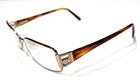 Versace 1062 -b 1052 Brown Metal Rectangle Eyeglasses Frame 54-17 130 Pre-owned. Price: $29.74.