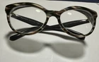 Prada Vpr 11R VAO-1O1 Striped Brown Green Cat Eyeglasses Frames 52-17 140 Italy Pre-owned. Price: $40.00.
