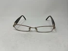 Versace Mod 1139 1053 Gold Brown 52-16-135 Flex Hinge Eyeglasses D509 Pre-owned. Price: $42.50.