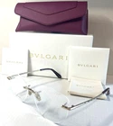 New Bvlgari Serpenti BV50022U 033 Rimless Gold Authentic Sunglasses Frame 58-14. Price: $285.00.