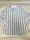 Tommy Bahama Shirt Mens 2XL Xxl 100% Linen Button Up Grey Stripe Long Sleeve Pre-owned. Price: $18.51.