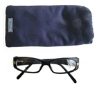 Prada Vpr 12H 1AB-101 Eyeglasses Frame 51-15-135 W/pouch Crystals Black Italy Pre-owned. Price: $60.00.