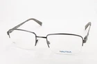 Nautica N7265 027 Gunmetal 56-20-140 Half Rimless Eyeglass Frame Flex Hinge N142 New. Price: $69.99.