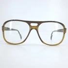 Terri Brogan By Optyl Vintage Aviator Eyeglasses Brown Amber 8730 10 Pre-owned. Price: $44.99.