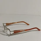 Valentino 135V 5515/U Ongf Silver Glasses With Orange Accents Frames Only Pre-owned. Price: $29.00.