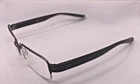 Frames Only Half Rim Eyeglasses NIKE6069 070 Black 55-18-140 Pre-owned. Price: $44.88.