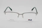 New Fila VF1395 Silver Green Eyeglasses Frames Men 52-18-145. Price: $75.99.