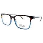 Scott Harris - SH738 C1 52/17/143 Tortoise Blue New Authentic Eyeglasses. Price: $49.95.