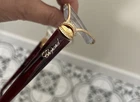 Chopard Italy Women 23K Gp Frames Eyeglasses Gold Rare New Vch. Price: $275.00.