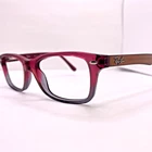 Ray-ban Authentic Eyeglasses Frame Rb 1531 3648 16 130 Mm Pink Red Clear Pre-owned. Price: $33.99.