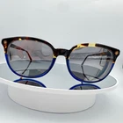 Tory Burch Tortoise Blue Rx Eyeglass Frames Ty 7111 1745/80 55-18-140 Pre-owned. Price: $54.97.