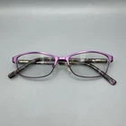 Hard Candy Eyeglasses HC21 Mdpur Purple Metal 52-15-140 Frames Only Pre-owned. Price: $19.97.