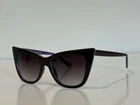 A.j.morgan Cat Eye Purple Gray Sunglasses 53-18-145 Pre-owned. Price: $29.99.
