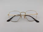 Ray Ban Eyeglasses, Frames Only, Rb 6448 2500, 51-21-145, Gold, Brazil Pre-owned. Price: $39.99.