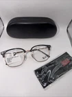 Ray-ban Eyeglasses Frames RB7216 New Clubmaster 8322 Dark Grey On Rose 53-20-145. Price: $107.10.