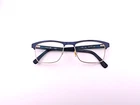 Lacoste Eyeglasses, Frames Only, L2198 424, 55-18-145, Metal, Blue/silver Pre-owned. Price: $34.99.
