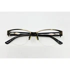 Bebe Sleek BB5124 210 Topaz Half Rim Eyeglasses Frame Women Metal Brown Pre-owned. Price: $31.99.