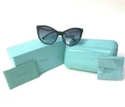 New Authentic Tiffany&co, Sunglasses TF4159 8274/9S, Black Azure Gradient, Italy. Price: $315.00.