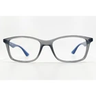 Ray-ban Rb 7047 5769 Eyeglasses Frames Grey Blue Rectangle Men 54-17-140 Pre-owned. Price: $47.99.