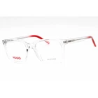 Hugo Men's Eyeglasses Grey Red Plastic Square Full Rim Frame Hg 1261 0268 00 New. Price: $39.58.