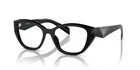 New Prada 21ZVF Eyeglasses 16K1O1 Black 100% Authentic. Price: $238.66.