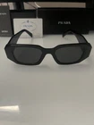 Prada PR17WS 1AB5S049 Women's Sunglasses Mm Black / Dark Grey Lens New. Price: $49.99.
