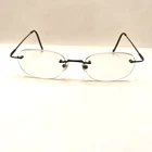 Tura Eyeglasses N023 Rimless Designer Frames Only Grey 48-19-135 Pre-owned. Price: $19.79.
