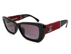 Chanel Sunglasses 5514-A C.1461/S1 Burgundy Tweed Asian Fit Frames Violet Lenses New. Price: $469.19.