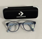 Converse Q014 Uf Black Stripe 48-18-140 Eyeglasses Frames Eyewear Pre-owned. Price: $24.99.