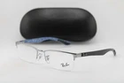 New Ray-ban 8412 2502 Silver Blue Caron Fiber Authentic Eyeglasses 52-17. Price: $163.18.
