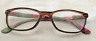 Lulu Guinness Eyeglasses Frame 72/2.0 53-18-145 Brown/pink Floral Full Rim Pre-owned. Price: $24.99.
