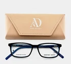 New Geoffrey Beene G915 Nav Blue Rectangle Full Rim Eyeglasses 51-14-140 B:33. Price: $39.99.