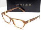 Ralph Lauren RL6237U 6113 Square Light Havana Women's Eyeglasses Frames 54-17-14 New. Price: $79.95.