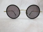 Eyebuydirect Sunglasses Frame Women's Matte Black Gold Full Rim Oval 42-22-145 Pre-owned. Price: $35.99.