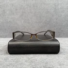 Guess GU1463A Brn Brown Rectangular Half Rim Y2K Eyeglasses 50-15-130 Pre-owned. Price: $25.00.