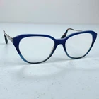 Prada Eyeglasses Frames Only, Vpr 28S UFW-1O1, 52-16-140, Blue, Made In Italy Pre-owned. Price: $59.00.