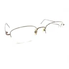 Giorgio Armani 1002 1138 Brown Metal Half Rim Eyeglasses Frames 51-21 135 Italy Pre-owned. Price: $64.99.