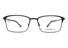 Titanflex Eyeglasses Frames 827076 10/BLK Black Rectangle Full Rim 57-18-145 New. Price: $69.99.