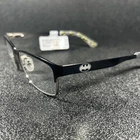 New Batman Kids Eyeglasses BME11WM Matte Black Metal Chrome 49-14-130 Full Rim. Price: $21.99.