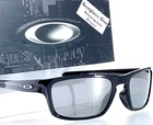 New Oakley Sliver Stealth Shiny Black Polarized Lens Sunglass 9408-05. Price: $108.88.