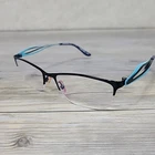 Fuzion Mod# FUAF65 Eyeglasses Frames Blue Twist Netal Half Rim 53-17 140MM Sst Pre-owned. Price: $19.99.
