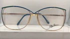 True Vintage Oleg Cassini Oc 712 Gold Blue Green Retro Eyeglasses 56 16 140 New. Price: $49.00.