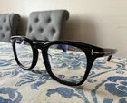 Tom Ford Eyeglass Frames TF5870-F-B 001 Black Square Full Rim Plastic 52-21-145 New. Price: $150.00.