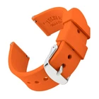 Archer Watch Straps - Soft Silicone Quick Release 22MM, Portland Orange New. Price: $34.90.