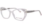 Betsey Johnson Ceo-vibes Clr Eyeglasses Women's Clear Full Rim 54MM New. Price: $119.95.
