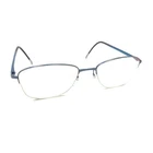 Silhouette 4492 6055 Blue Half Rim Eyeglasses Frames 52-18 140 Titanium Pre-owned. Price: $90.00.